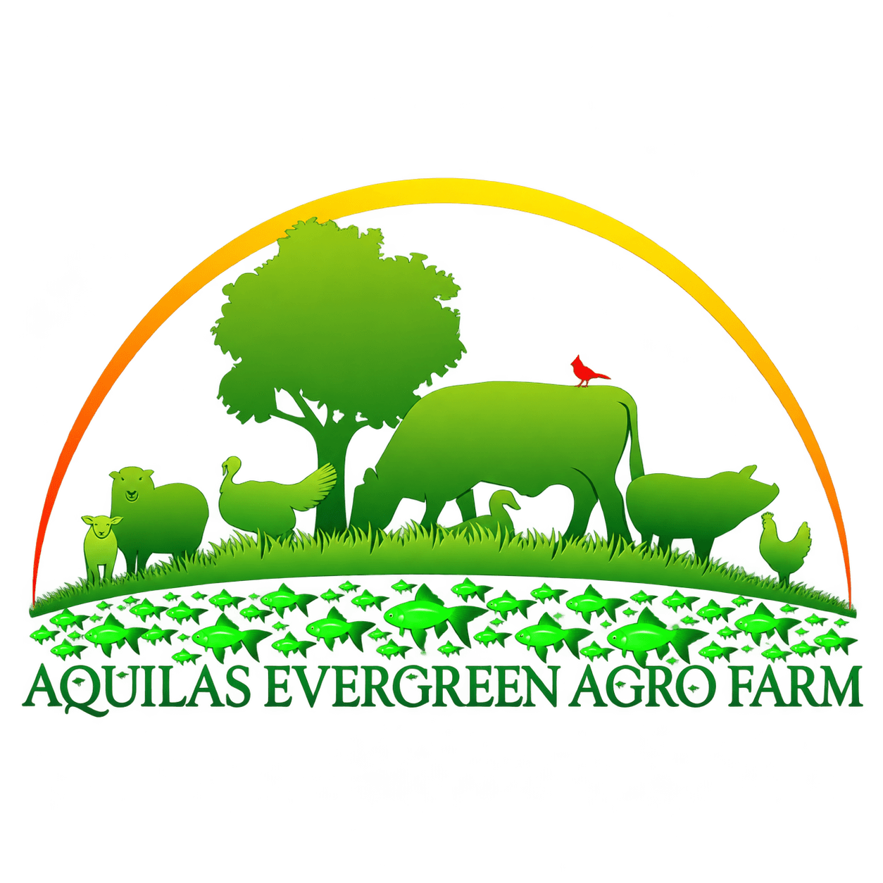 Aquilas Evergreen Agro Farm official logo